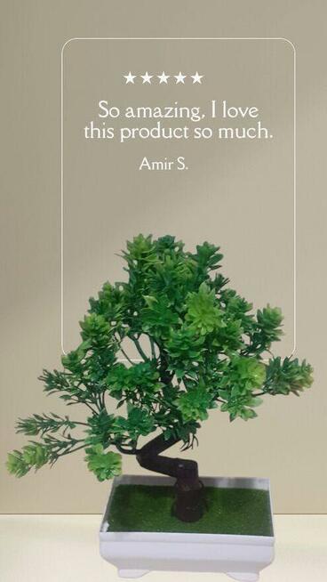 Drzewko bonsai sztuczne
