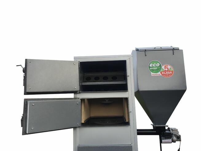 Kocioł KG-ECO 100kW do 800 m2 z podajnikiem na ekogroszek