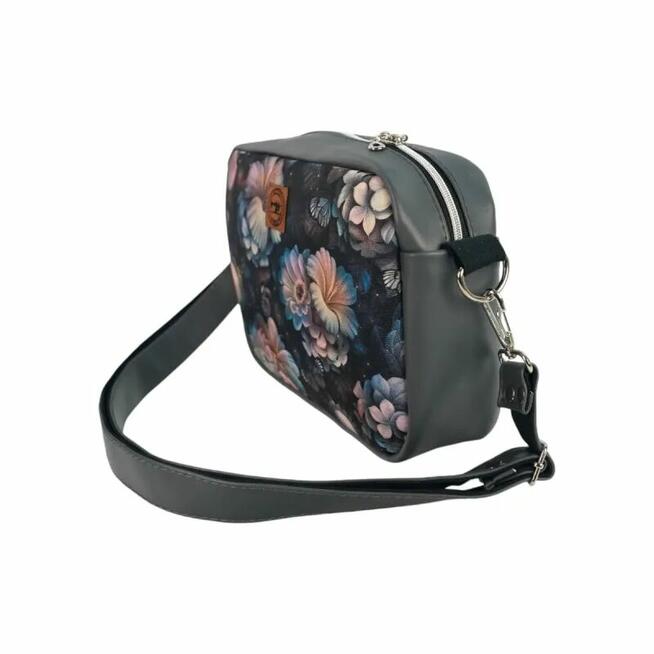 Torebka Damska Kwiaty - Kobieca Torebka Prostokątna