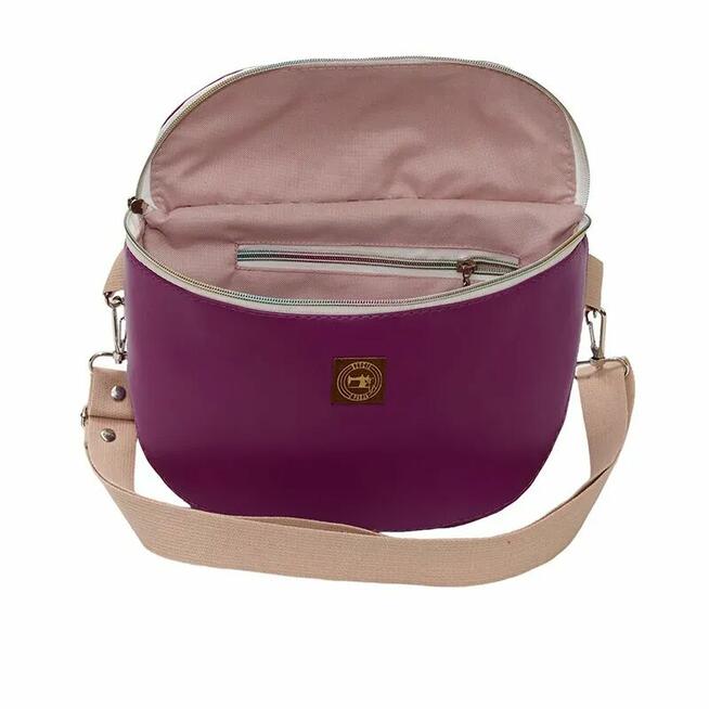 Nerka Fioletowa - Miejska Torebka Saszetka Damska