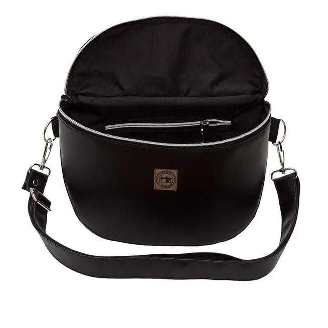 Nerka Czarna - Minimalistyczna Torebka Saszetka Damska