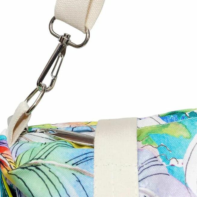 Torbo Plecak Damski 2w1 - Piórka Neon