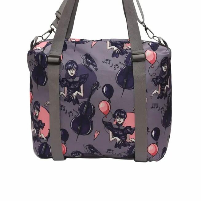 Torbo Plecak Damski 2w1 - Wednesday Addams