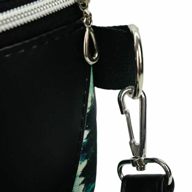 Duża Torebka Nerka Damska - Czarna Góry i Las