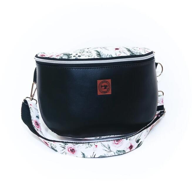 Torebka i Nerka 2w1 - Czarny Mat i Garden na Białym