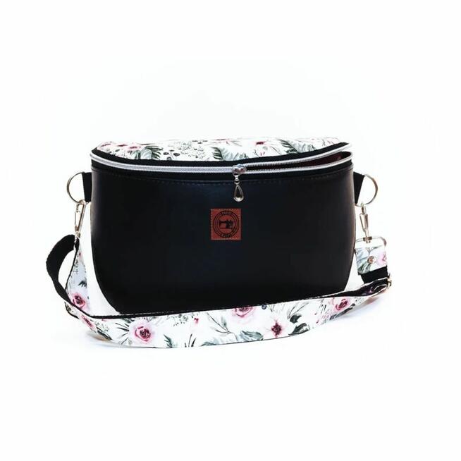 Torebka i Nerka 2w1 - Czarny Mat i Garden na Białym