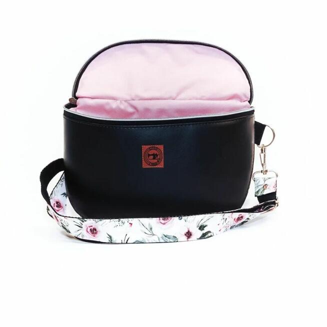 Torebka i Nerka 2w1 - Czarny Mat i Garden na Białym