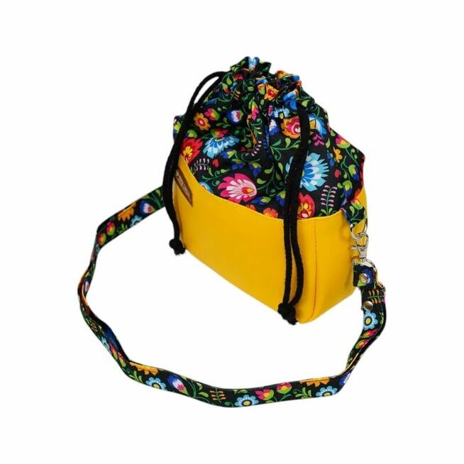 Sakiewka Torebka Łowicka – Polskie Kolorowe Kwiaty