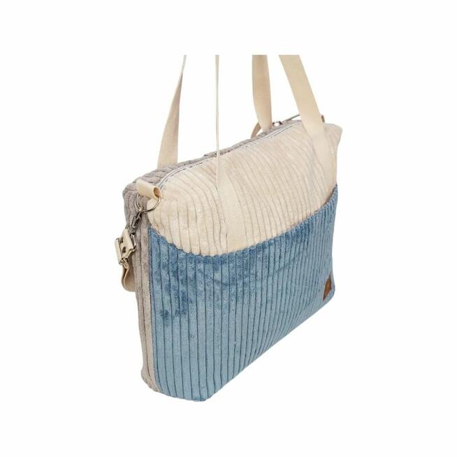 Plecak Wielokolorowy Sztruksowy – Stylowy Plecak i Torebka na Ramię