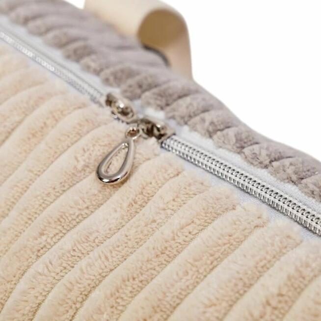 Plecak Wielokolorowy Sztruksowy – Stylowy Plecak i Torebka na Ramię