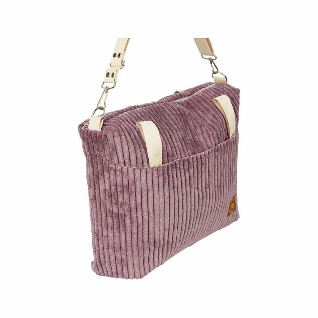 Plecak Fioletowy Sztruksowy – Elegancki Plecak i Torebka