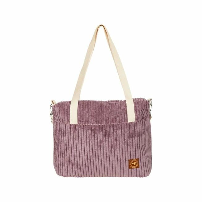 Plecak Fioletowy Sztruksowy – Elegancki Plecak i Torebka