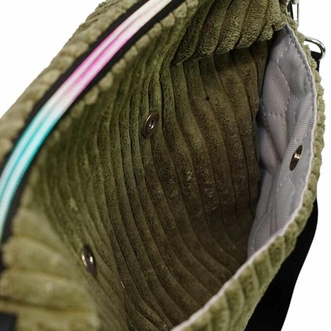 Zielona Torebka Sztruksowa - Idealna na Co Dzień