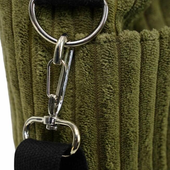 Zielona Torebka Sztruksowa - Idealna na Co Dzień