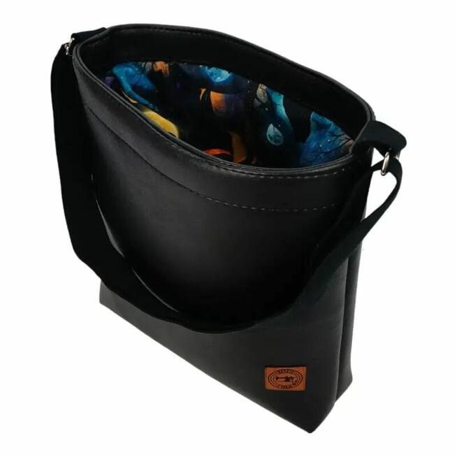 Torebka z Kominem ze wzorem Księżycowego Kota