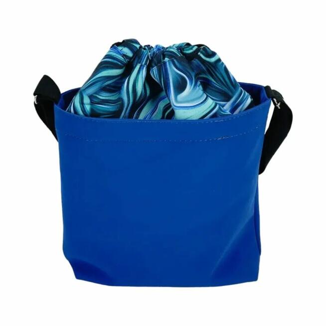 Torebka z Kominem ze wzorem Chabrowego Ebru