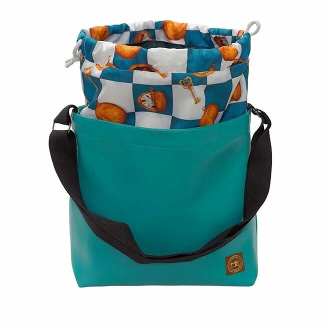 Torebka z Kominem ze wzorem Szachownicy