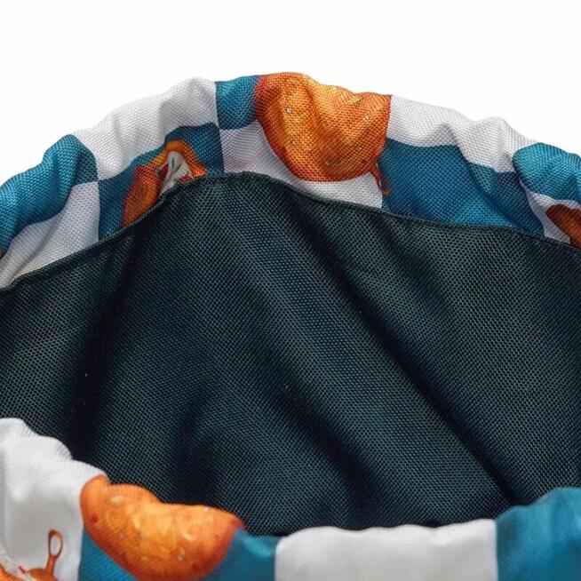 Torebka z Kominem ze wzorem Szachownicy