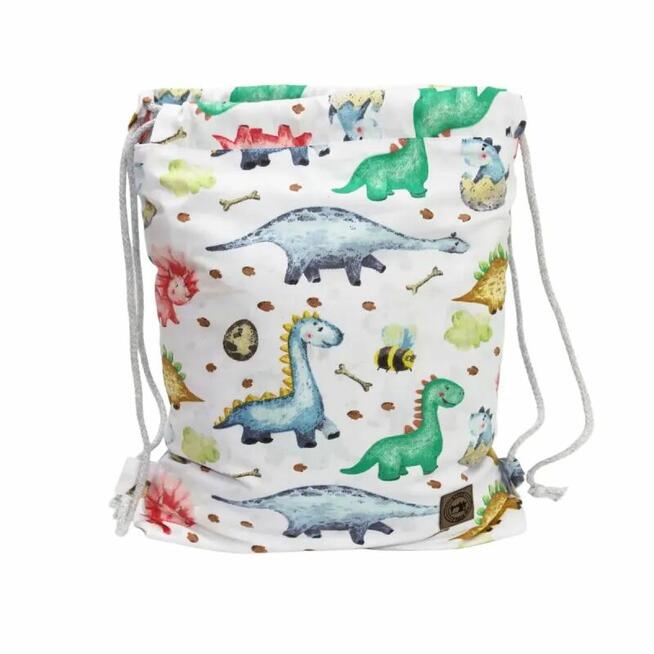 Plecak Worek Bawełniany dla dzieci Dino