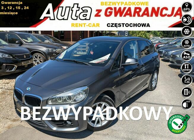 BMW 216 1.5D ACTIVE TOURER OPŁACONY Bezwypadkowy Navi Skóry Serwis GWARNCJA