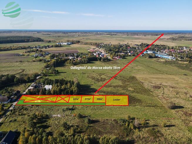Działka budowlana Rusko gm. Darłowo