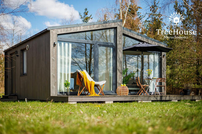 Całoroczny domek z sauną i tarasem