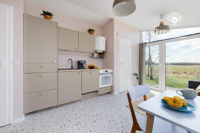 Całoroczny domek z sauną i tarasem