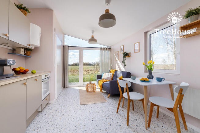 Całoroczny domek z sauną i tarasem