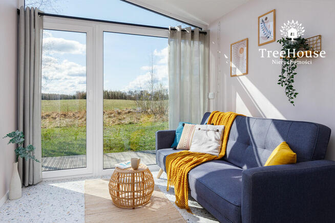 Całoroczny domek z sauną i tarasem