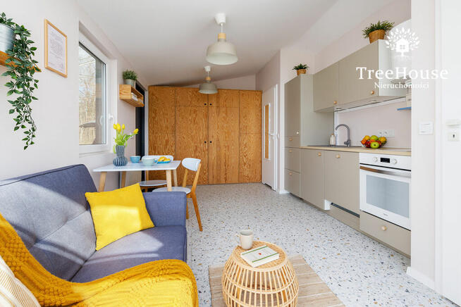 Całoroczny domek z sauną i tarasem