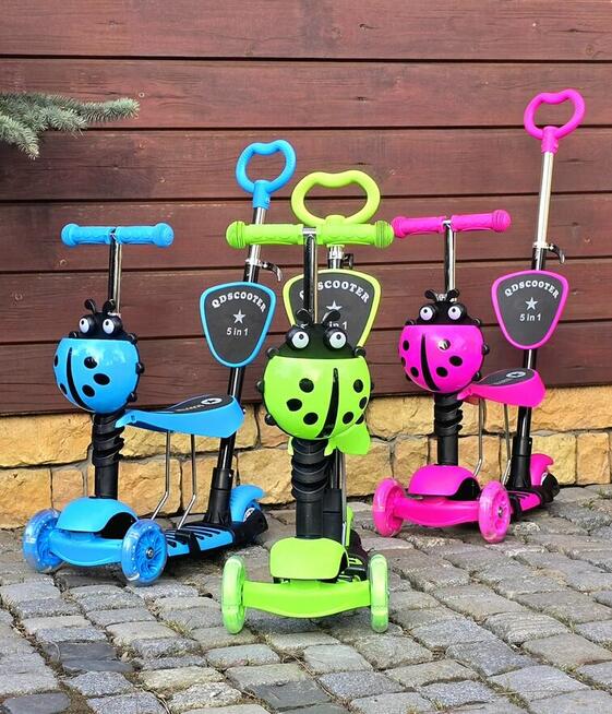 NOWE HULAJNOGI Z MOTYWEM BIEDRONKI