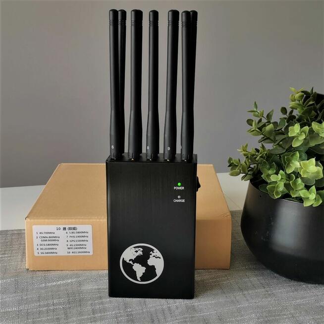 Zagłuszacz GSM 4G LTE 5G, Zagłuszarka GPS, Jammer WiFi
