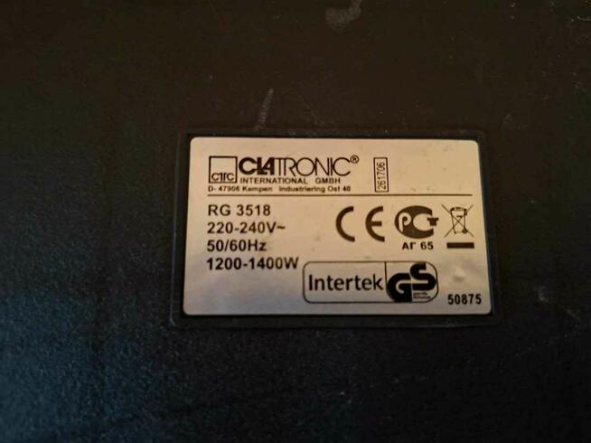 Grill elektryczny CLATRONIC RG 3518