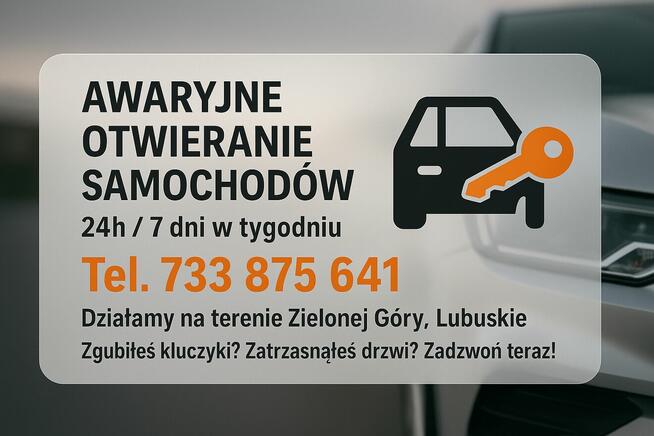 Tanie od 120zl awaryjne otwieranie drzwi samochodów