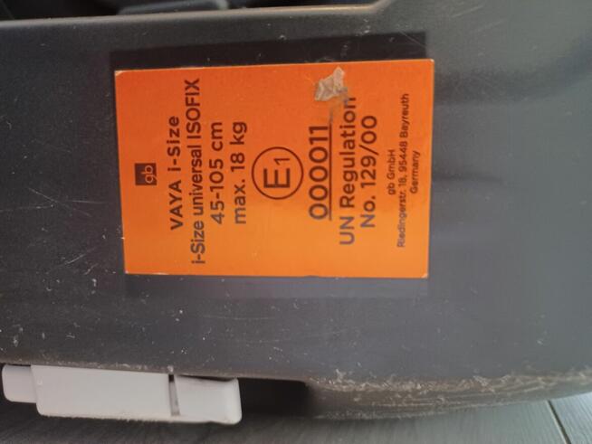 Fotelik obrotowy Cybex GB Platinum Vaya Plus i-Size Lux Blac