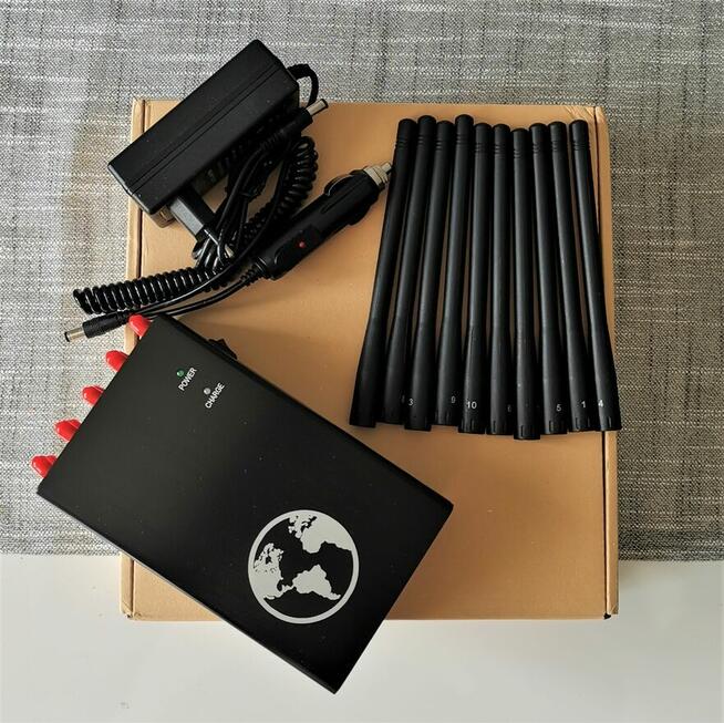 Zagłuszacz GSM 4G LTE 5G, Zagłuszarka GPS, Jammer WiFi