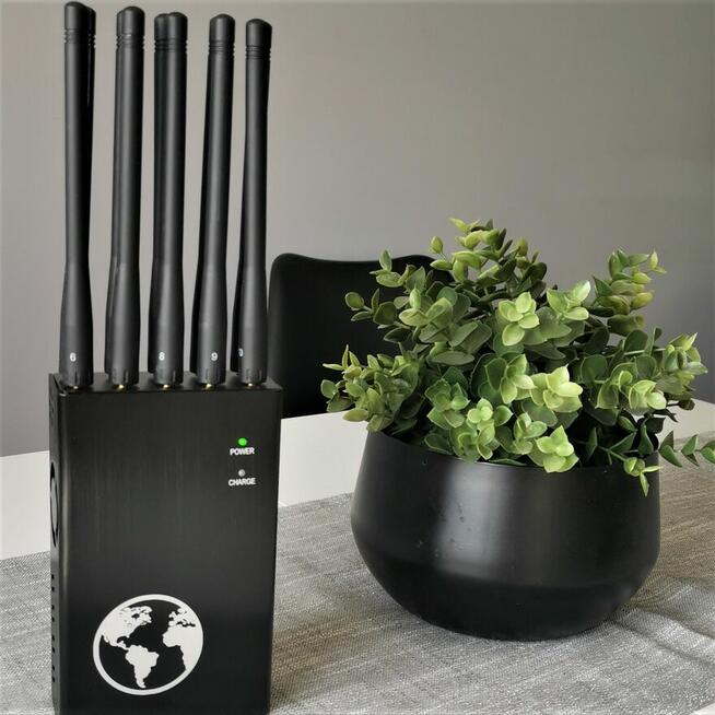 Zagłuszacz GSM 4G LTE 5G, Zagłuszarka GPS, Jammer WiFi