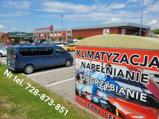 Napełnianie klimatyzacji samochodowej, odgrzybianie OZONEM