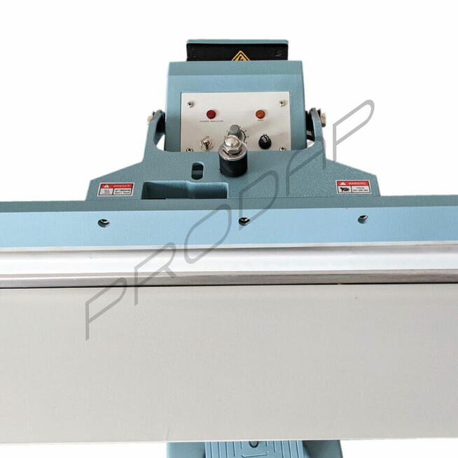 Zgrzewarka 40cm 45cm do folii nożna STALOWA z BLATEM