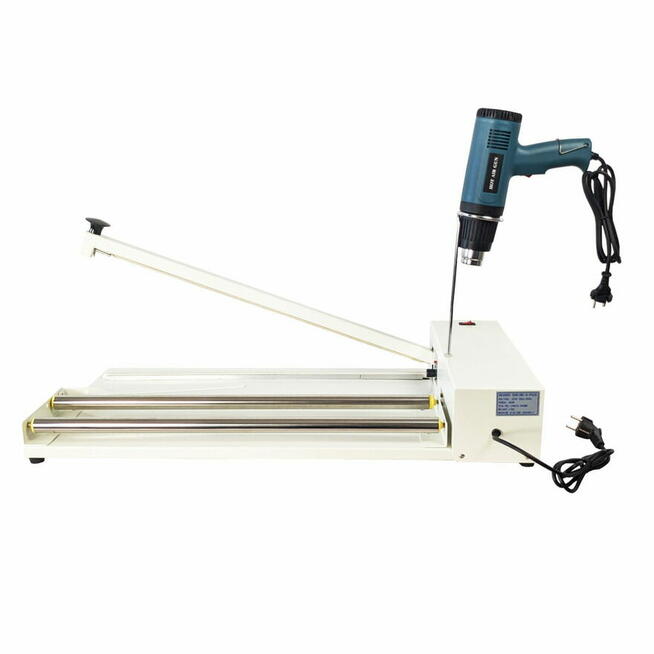 Zgrzewarka 60cm do folii rękawa ręczna z ROLKAMI liniowa