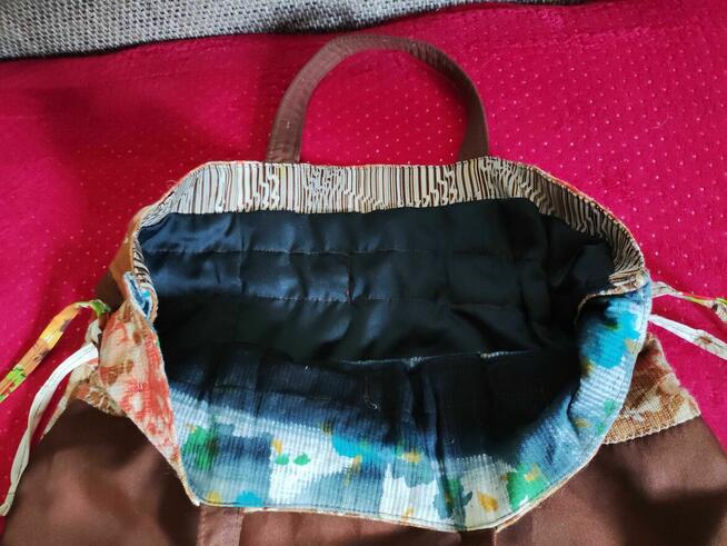 Torba w Kwiaty siatka plecak torebka Damska