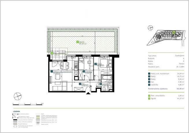 M3 | Rozkładowe | Ogródek | Aneks | Jasne