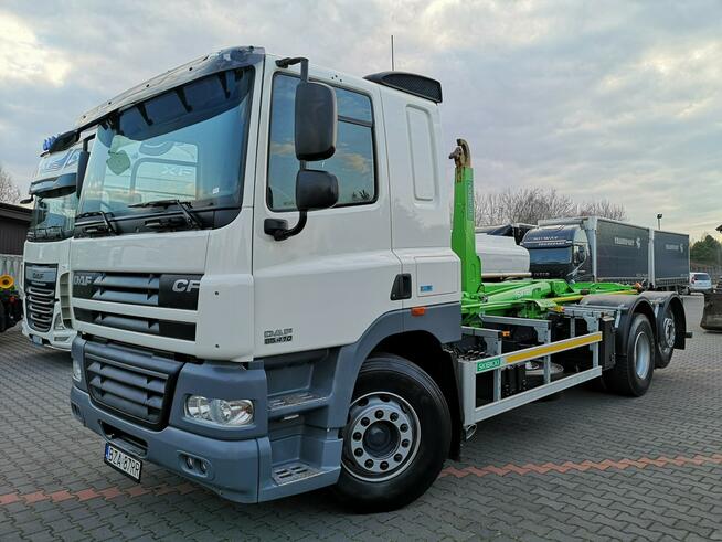 DAF CF 85.410 ATE Hakowiec 6x2 Skibicki 250Tys.Km.! Jak z Fabryki! Rolka! Na Duże Kontenery! Manual!