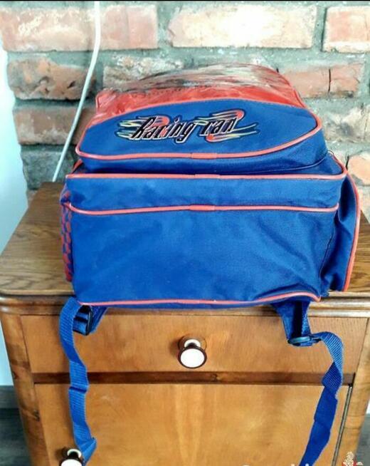 Plecak szkolny w auta wyścigowe 3D NOWY