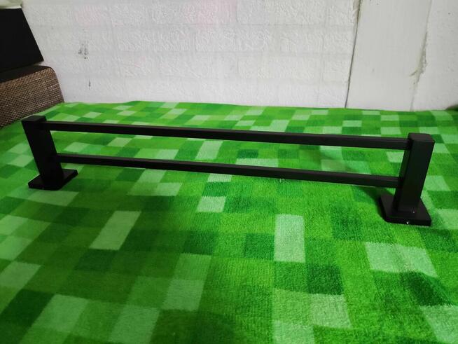 Wieszak Na Ręczniki Czarny LOFT uchwyt łazienkowy ścienny