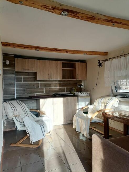 Działka ROD z linią brzegową