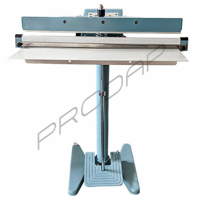 Zgrzewarka 40cm 45cm do folii nożna STALOWA z BLATEM