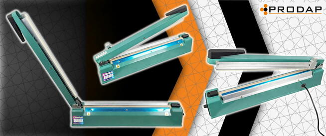 Zgrzewarka 40cm do folii ręczna z NOŻEM liniowa