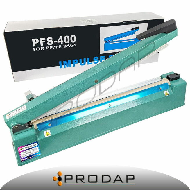 Zgrzewarka 40cm do folii ręczna z NOŻEM liniowa