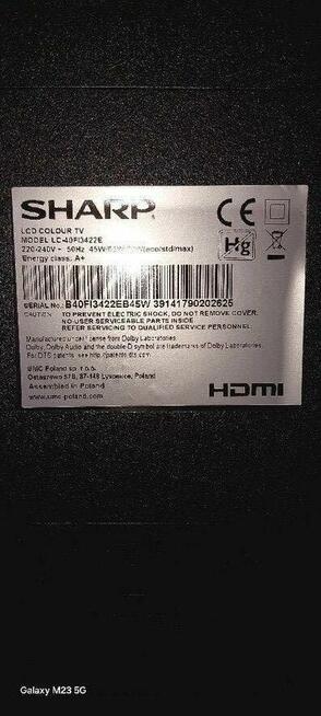 Telewizor SHARP 40 cali